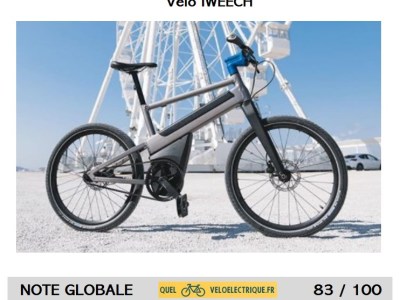2021 Iweech vélo connecté électrique, Test et note par quelveloelectrique.fr